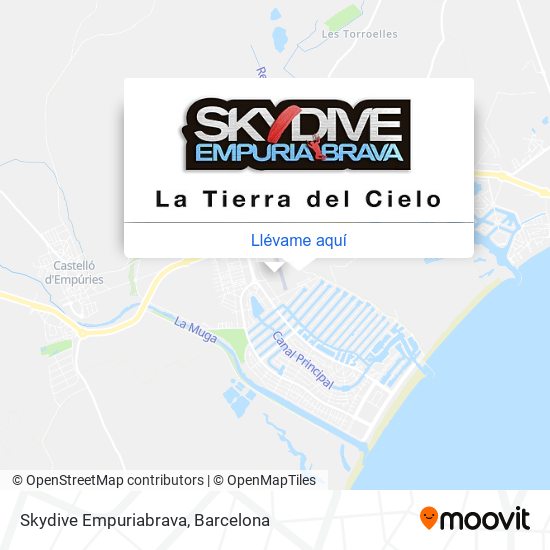 Mapa Skydive Empuriabrava