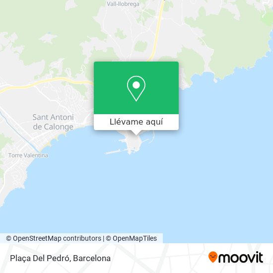 Mapa Plaça Del Pedró