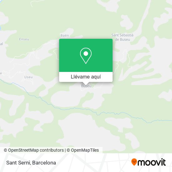 Mapa Sant Serni