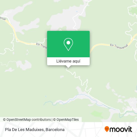Mapa Pla De Les Maduixes
