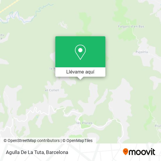 Mapa Agulla De La Tuta