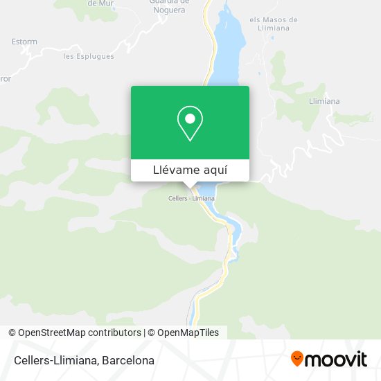 Mapa Cellers-Llimiana