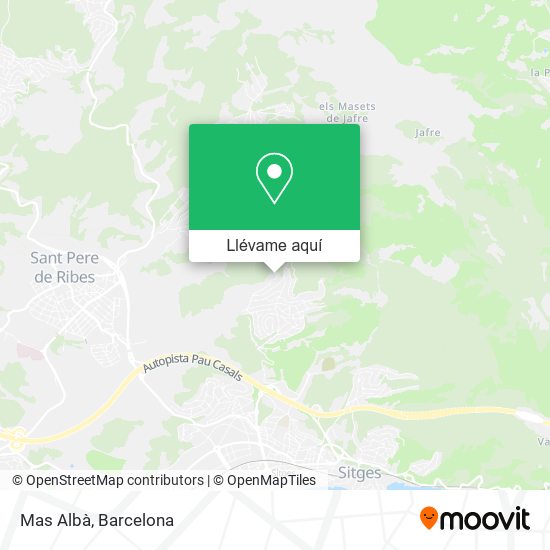 Mapa Mas Albà