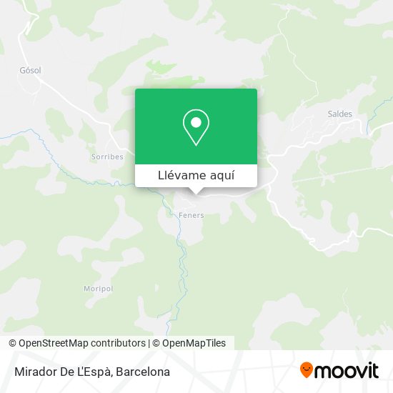 Mapa Mirador De L'Espà