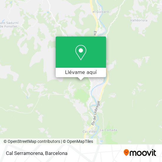Mapa Cal Serramorena