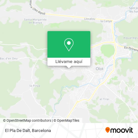 Mapa El Pla De Dalt