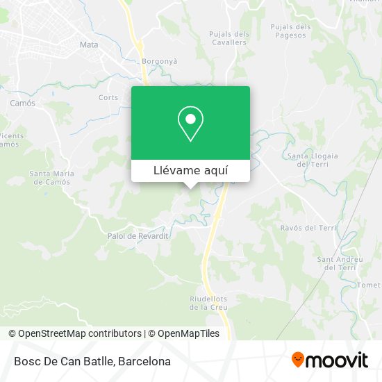 Mapa Bosc De Can Batlle