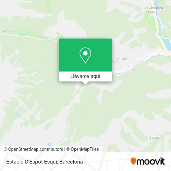 Mapa Estació D'Espot Esquí