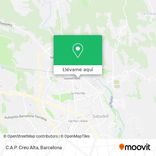 Mapa C.A.P. Creu Alta