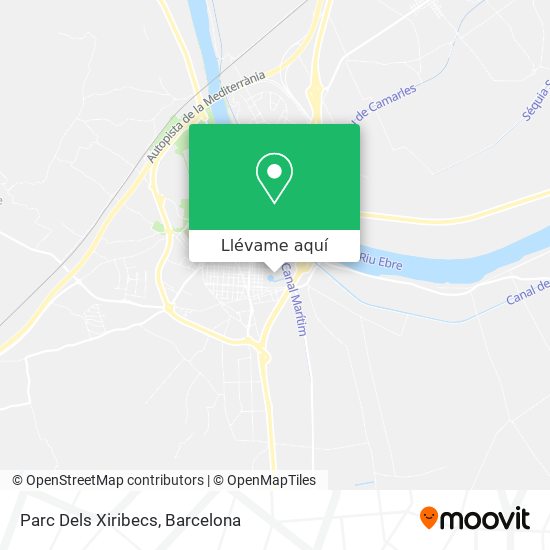 Mapa Parc Dels Xiribecs
