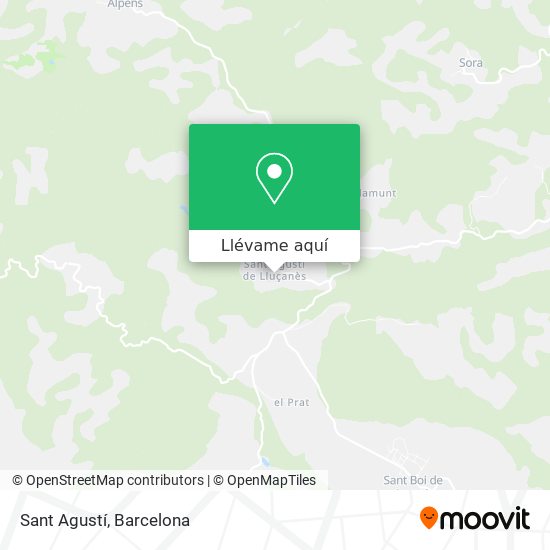 Mapa Sant Agustí