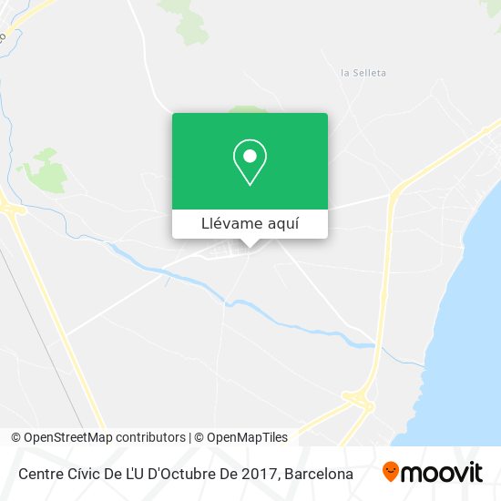 Mapa Centre Cívic De L'U D'Octubre De 2017
