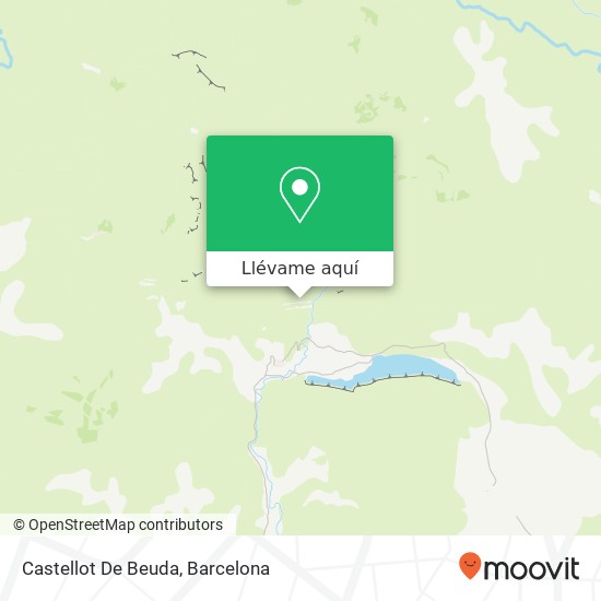 Mapa Castellot De Beuda