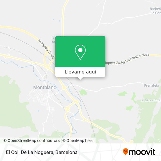 Mapa El Coll De La Noguera