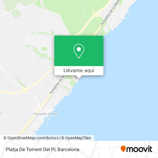 Mapa Platja De Torrent Del Pi