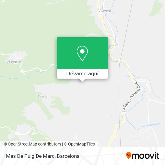 Mapa Mas De Puig De Marc