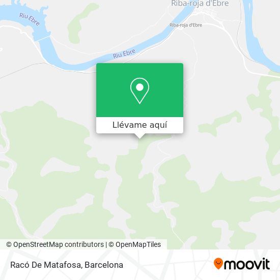 Mapa Racó De Matafosa