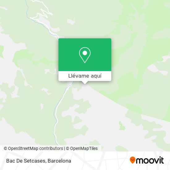 Mapa Bac De Setcases