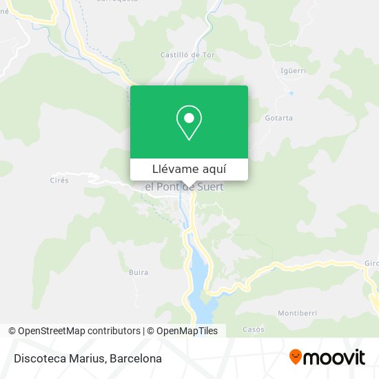Mapa Discoteca Marius