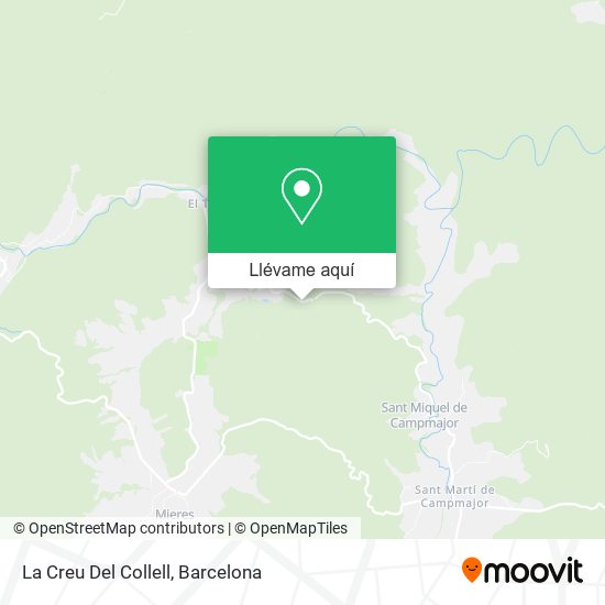 Mapa La Creu Del Collell