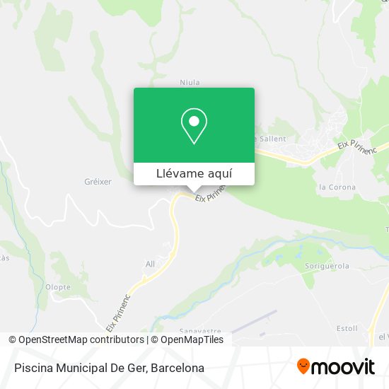 Mapa Piscina Municipal De Ger