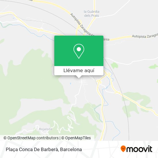 Mapa Plaça Conca De Barberà