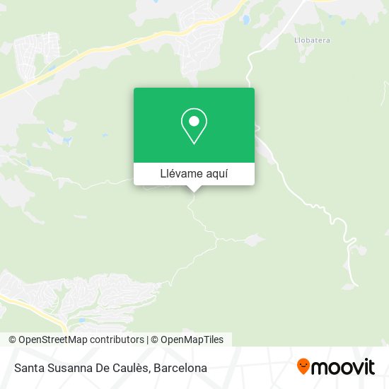 Mapa Santa Susanna De Caulès