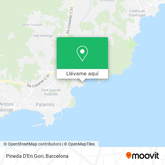 Mapa Pineda D'En Gori