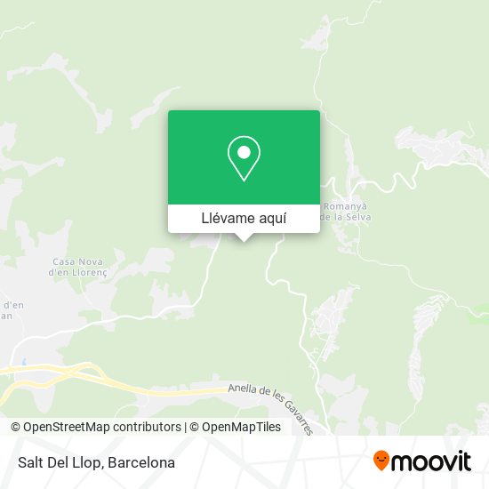 Mapa Salt Del Llop