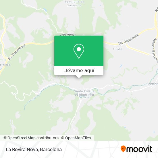 Mapa La Rovira Nova