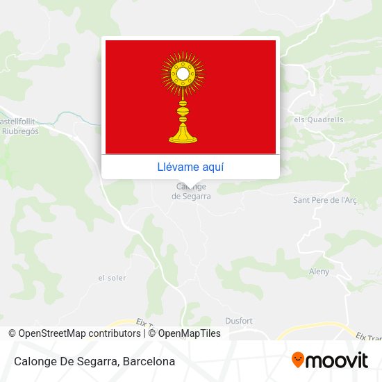 Mapa Calonge De Segarra