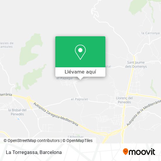 Mapa La Torregassa