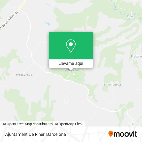 Mapa Ajuntament De Riner
