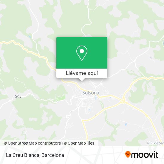Mapa La Creu Blanca