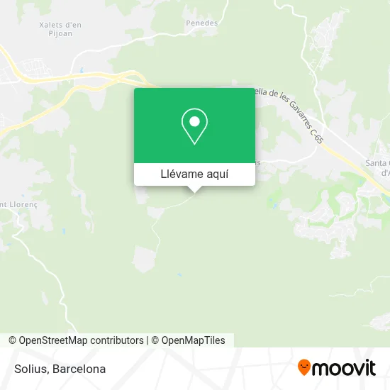 Mapa Solius