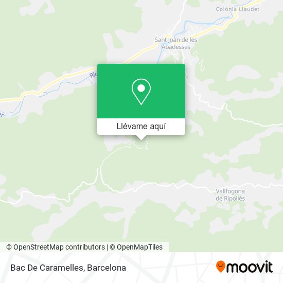 Mapa Bac De Caramelles