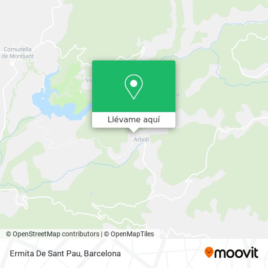 Mapa Ermita De Sant Pau