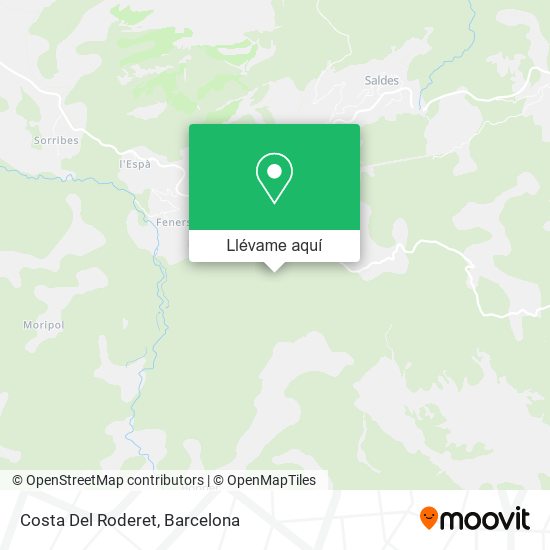 Mapa Costa Del Roderet