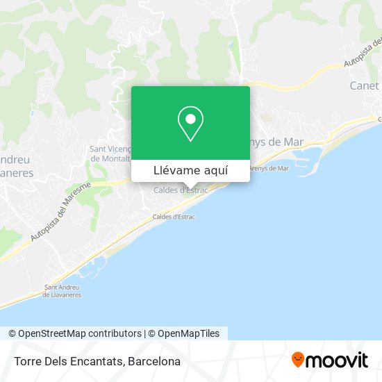 Mapa Torre Dels Encantats