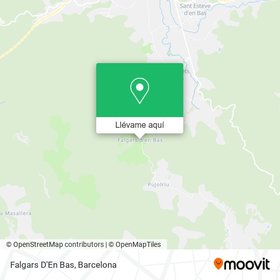 Mapa Falgars D'En Bas