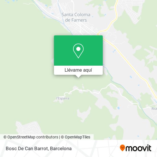 Mapa Bosc De Can Barrot