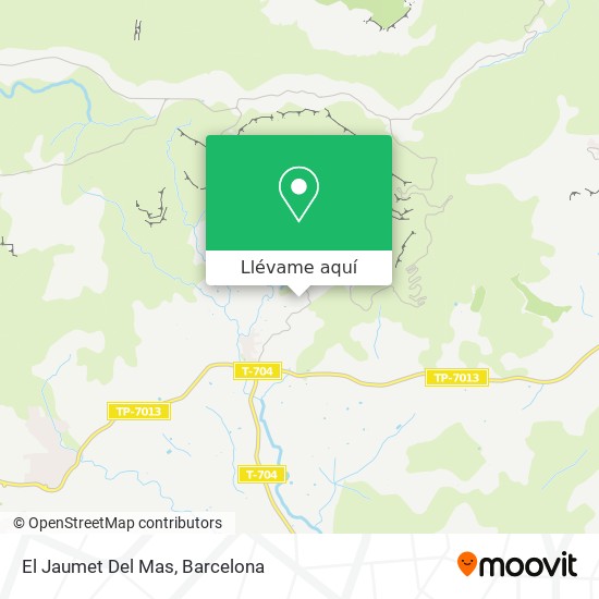 Mapa El Jaumet Del Mas