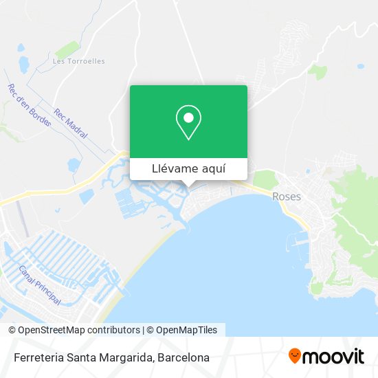 Mapa Ferreteria Santa Margarida