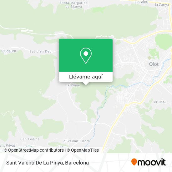 Mapa Sant Valentí De La Pinya