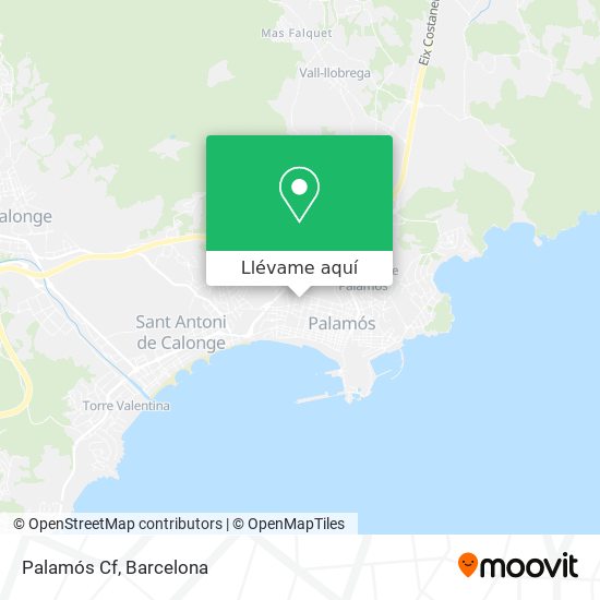 Mapa Palamós Cf