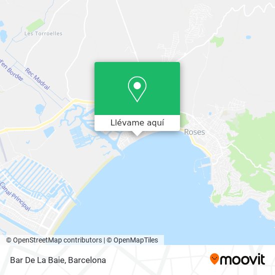 Mapa Bar De La Baie