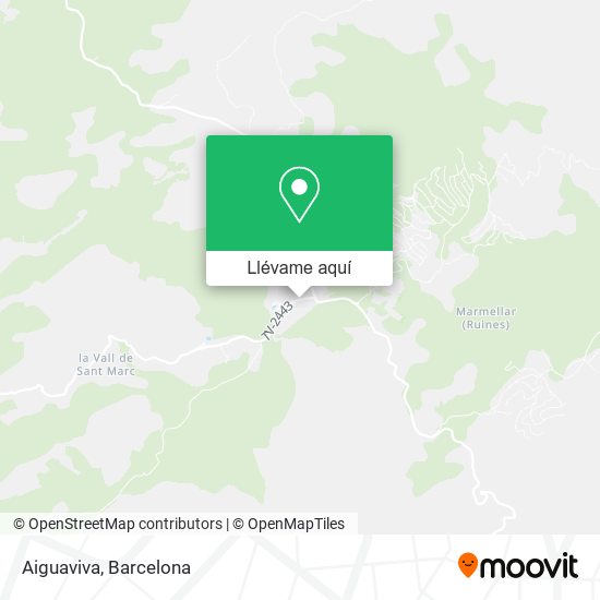 Mapa Aiguaviva