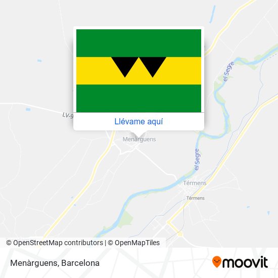 Mapa Menàrguens