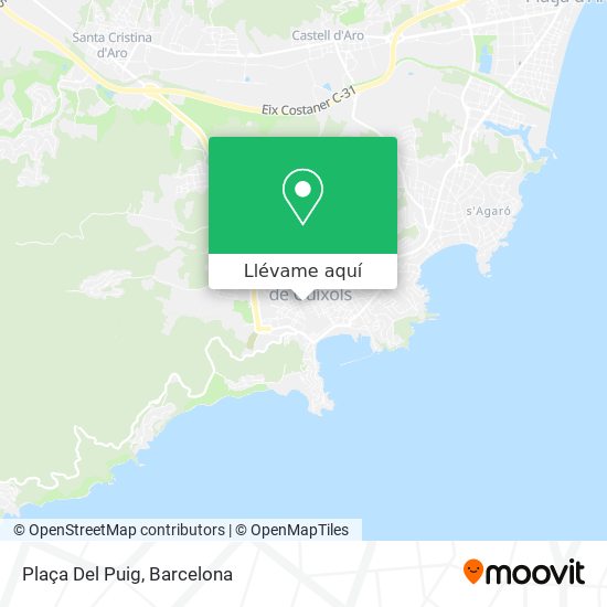 Mapa Plaça Del Puig
