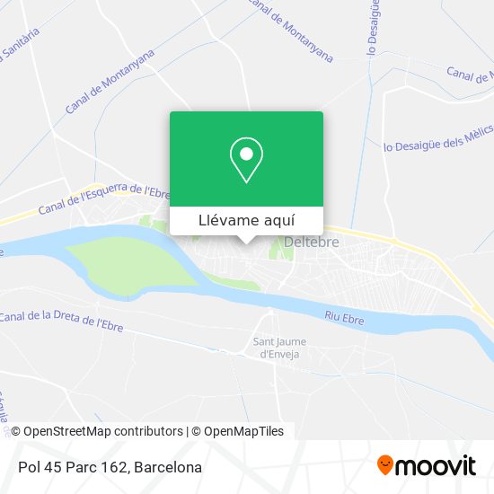 Mapa Pol 45 Parc 162